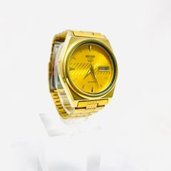 【???人気のSEIKO 5 オートマチック???】セイコー 7009-876A ゴールドカラー? 自動巻き 腕時計 約91.5g?簡易清掃・動作確認済み??