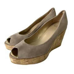 STUART WEITZMAN サンダル オープントゥ 7.5 ベージュ