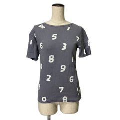ソウソウ SOU SOU 半袖カットソー 高島縮 数字 坂尾織物半袖 Ｔシャツ SS ライトグレー