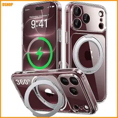 【期間限定】送料無料★iPhone 18 pro 用 ケース 【Magsafe対応?360°スタンド 航空アルミ製】4倍米軍MIL規