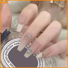 【期間限定】送料無料★YINKE ネイルチップ 24枚入 ショート 秋冬 人気 和風 かわいい シンプル 人気 ネイルシール 成人式
