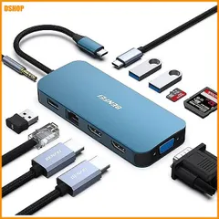 送料無料★BENFEI 11-in-1 USB C MST ラップトップドッキングステーション シリコン織デザインケーブ アウトレット
