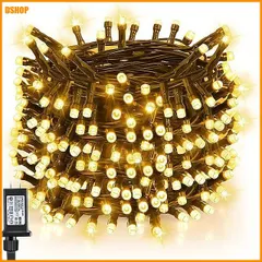 【期間限定】送料無料★Dalugo LED イルミネーションライト 屋外 防水 ストリングライト ストレート クリスマスツリーライト