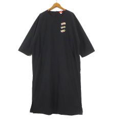 marimekko Villinarsissi 花柄　ワンピース　M モノトーン マリメッコ marimekko Hillevi Villinarsissi ワンピース S 黒