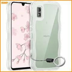 送料無料★for AQUOS Wish 3 かわいい ケース うねうね レンズ保護 耐衝撃 アクオス ウィッシュ3 SH アウトレット