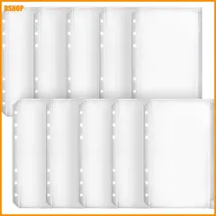 送料無料★リフィル 10枚セット A6 バイブルサイズ 6穴 システム手帳用 メモ帳 半透明 アウトレット