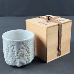加藤春鼎 鼎窯 志野焼 茶碗 共箱 茶道具 骨董