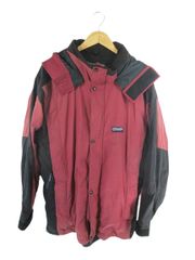 バンフデザインズ BANFF Designs マウンテンパーカー 2WAY ジャケット PROTEX ロゴ レッド ブラック QQQ