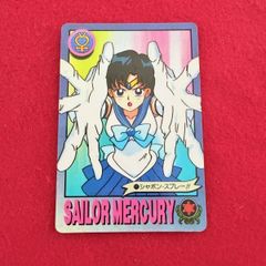 Pretty Guardian Sailor Moon R Carddass 11 Soap Spray Sailor Mercury Trading Card Vintage Collection