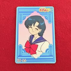 Pretty Guardian Sailor Moon R Carddass 14 Sailor Mercury Mizuno Ami Trading Card Vintage Collection