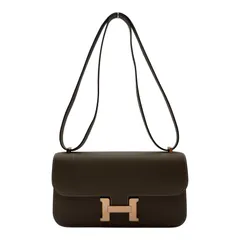 エルメス HERMES コンスタンス エラン K刻 エトゥープ ピンクゴールド金具 エプソン レディース ショルダーバッグ