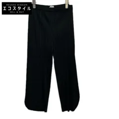 PLEATS PLEASE　プリーツプリーズ　PP61-JF203 ブラック プリーツ クロップドパンツ　4