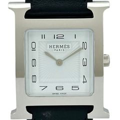 エルメス HERMES Hウォッチ HH1.510 ホワイト ステンレススチール クオーツ メンズ 腕時計