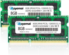 中古 【数量限定】204ピン CL11 8GB×2枚組 メモリモジュール SO-DIMM ートPC用メモリ 1600MHZ D 即納