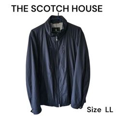 THE SCOTCH HOUSE ブルゾン LL ネイビー WIND STOPPER メンズ