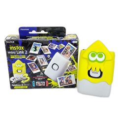 FUJIFILM instax mini Link 2 SPECIAL EDITION Splatoon 3 design silicone case set, smartphone printer FI023W (Cheki)