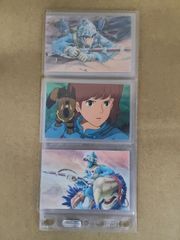 892028 Nausicaä of the Valley of the Wind Laminated Card Set of 3 Studio Ghibli Hayao Miyazaki Tokuma Shoten