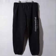 ディスイズネバーザット Thisisneverthat フリース パンツ M 大きめ ロゴ刺繍 オーバーサイズ ストリート 韓国 Y2K 古着 P3101