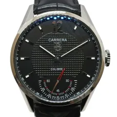 【天白】仕上済 タグホイヤー  カレラ ヴィンテージ キャリバー1 限定 WV3010.EB0025 SS ブラック メンズ 手巻き 腕時計 男