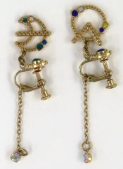 [Used] Accessories (non-metallic) Sailor Uranus & Sailor Neptune Store Original Earrings "Pretty Guardian Sailor Moon" Sailor Moon Store Exclusive