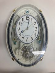 ST）シチズンCITIZEN 電波掛時計 4MN484-N からくり時計 - メルカリ