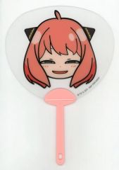 [Used] Fan - Anya Forger (smirking face/open mouth) Anya's clear fan "SPY×FAMILY Summer Vacation Event in Yokohama Hakkeijima Sea Paradise"Dice Special ticket purchase benefits