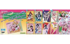 [Used] Paper Product Collection (Set of 9 types) Promotional POP Display "Pretty Guardian Sailor Moon Sailor Stars Banpresto B2 Character Poster"