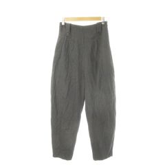 ジャーナルスタンダード JOURNAL STANDARD パンツ 36 グレー ハイウエスト 無地 クロップド丈 /CK26 ■GY70