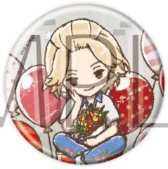 [Used] Badge Bins Manjiro Sano "Can Badge TV Anime Tokyo Revengers 33. Birth Flower ver. Graph Art Illustration"
