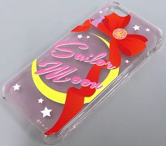 [중고] 휴대 재킷 커버 브로치 & 리본 iPhone5 케이스 캐릭터 재킷 (iPhone5/5S 대응) [미소녀 전사 세일러 문]