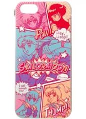 [중고] 휴대 재킷 커버 코믹 무늬 iPhone5 전용 캐릭터 재킷 [미소녀 전사 세일러 문]
