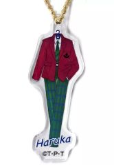 [Used] Keychain/Mascot (Character) Haruka Tenoh "Pretty Guardian Sailor Moon Sailor Moon Cafe 2019 in BOX CAFE Acrylic Keychain School Uniform Ver."