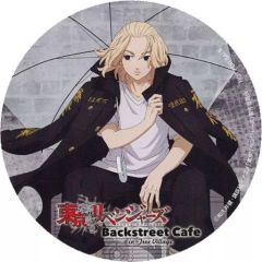 [Used] Mug/Teacup featuring Manjiro Sano (life-size) and Coaster - Bonus item for ordering the "Tokyo Revengers Backstreet Cafe in Tree Village" collaboration menu.