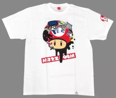 [Used] Clothing: Super Mushroom Festival T-shirt, White, Size XL, "Splatoon 2 x Super Mario Bros. 35th Anniversary Festival" Nintendo TOKYO Goods