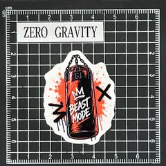 X117 ボクシング・格闘技 防水ステッカー ZEROGRAVITY