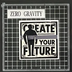 X239 レトロサイン・標識 防水ステッカー ZEROGRAVITY