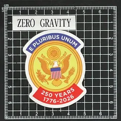 X316 アメリカ建国250周年 防水ステッカー ZEROGRAVITY