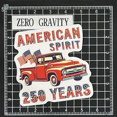 X321 アメリカ建国250周年 防水ステッカー ZEROGRAVITY