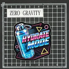 X838 ネオンフィットネス 防水ステッカー ZEROGRAVITY
