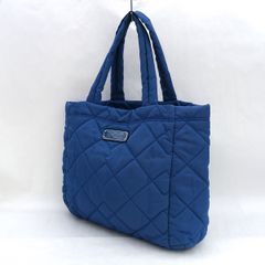 Marc by Marc Jacobs / マークジェイコブス ◆トートバッグ/キルティング/ロゴ/ブルー 【バッグ/バック】レディースファッション【中古】