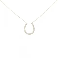 【リメイク】K10YG ホースシュー ダイヤモンド ネックレス 0.30CT