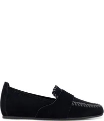 ジェントルソウルズ レディース シューズ パンプス スエード ローファー Gentle Souls Sandra Suede Loafers Black ブラック