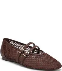 ナチュライザー レディース シューズ パンプス メッシュ Naturalizer Cayla Mesh Mary Jane Flats Cappuccino