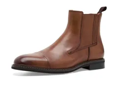ステイシーアダムス メンズ シューズ ブーツ・レインブーツ キャップ Stacy Adams Berkshire Cap Toe Inside Zip Boots Brandy