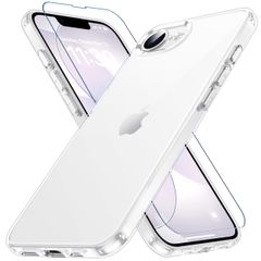 iPhone 17e/16e용 케이스 클리어 유리 필름 부착 내충격 아이폰 17e/16e용 케이스 미군 MIL규격 내구성 1