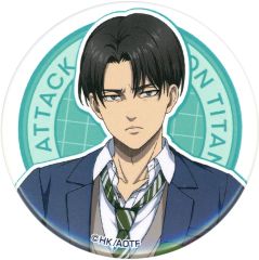 [Used] Badges and Pins Levi Ackerman"Attack Titan The Final Season POP UP SHOP Original Illustration Can Badge Collection (School Uniform Ver.)