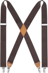 【人気商品】クリップ式 錆びない 調節可能 男女兼用 35mm幅 使いやすい ズボン吊り X型/Y型 メンズ サスペンダー ビジネス カジュアル X-01 おしゃれ