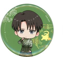 [Used] Badge Bins Levi Ackerman(Mythical beast motif)Attack Titan"POP UP SHOP in Loft: Mini Character Pin Badges"