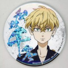 [Used] Badge/Pin: Chifuyu Matsuno (Front View) Hologram Pin Badge "Tokyo Revengers"