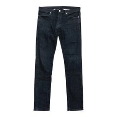 美品 Calvin klein カルバンクライン スキニー デニム パンツ ジーンズ スリム ストレッチ サイズ34 黒 ブラック グレー メンズ 古着 中古 USED